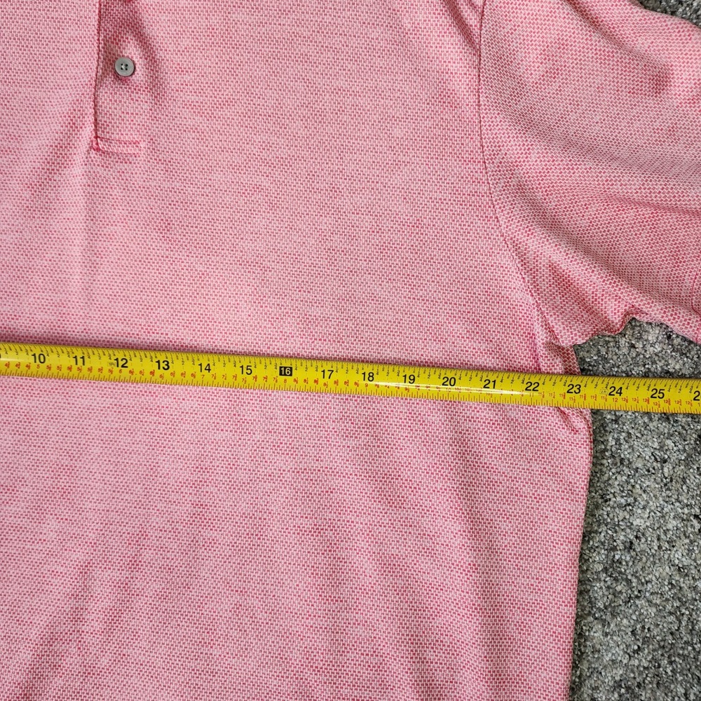 Jack Nicklaus Polo Shirt Mens XL Pink‎ Textured Golden Bear Logo Excellent - Picture 11 of 13